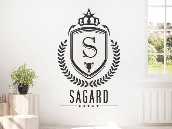 Wandtattoo Sagard Wappen