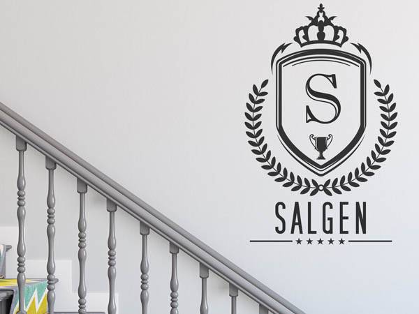 Wandtattoo Salgen Wappen