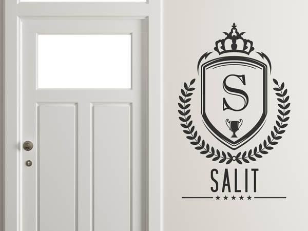 Wandtattoo Salit Wappen