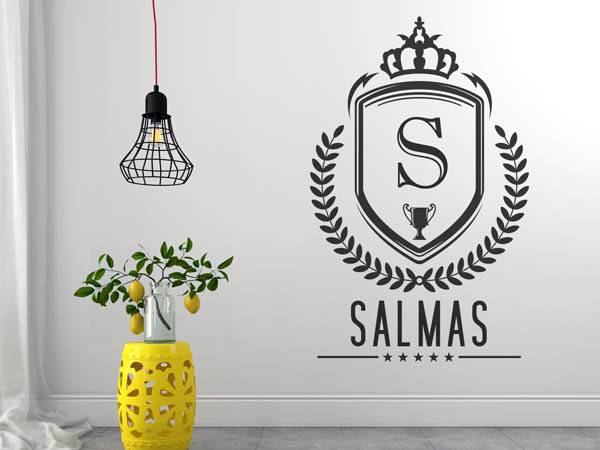 Wandtattoo Salmas Wappen
