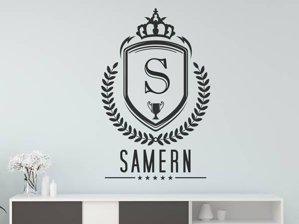 Wandtattoo Samern Wappen