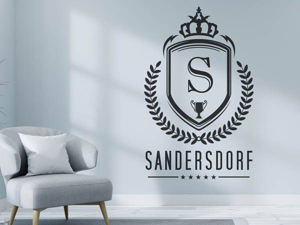 Wandtattoo Sandersdorf Wappen