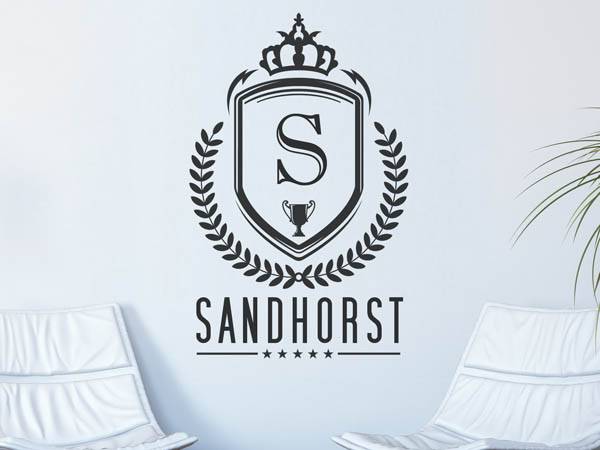 Wandtattoo Sandhorst Wappen