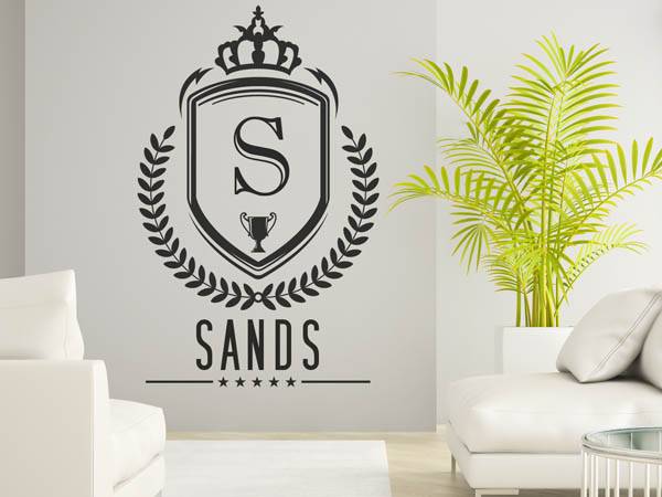 Wandtattoo Sands Wappen