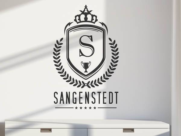 Wandtattoo Sangenstedt Wappen