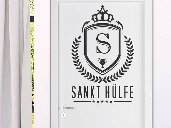 Wandtattoo Sankt Hülfe Wappen