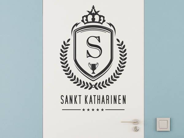 Wandtattoo Sankt Katharinen Wappen