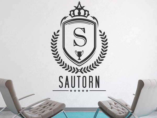Wandtattoo Sautorn Wappen