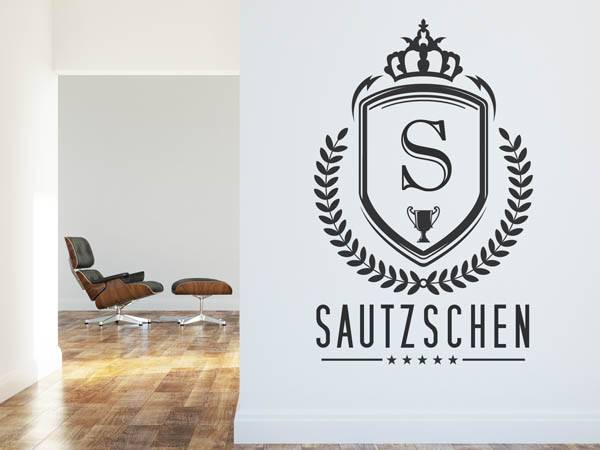 Wandtattoo Sautzschen Wappen