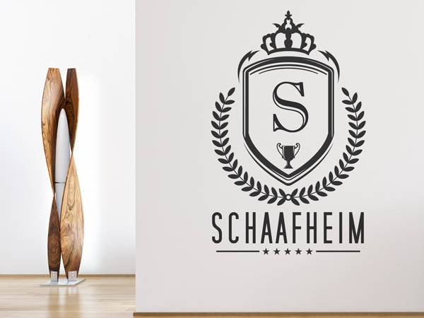 Wandtattoo Schaafheim Wappen