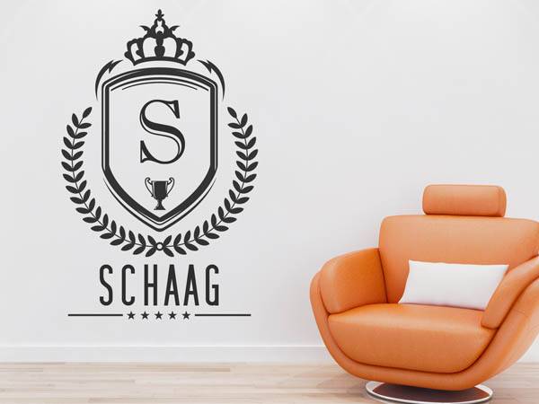 Wandtattoo Schaag Wappen