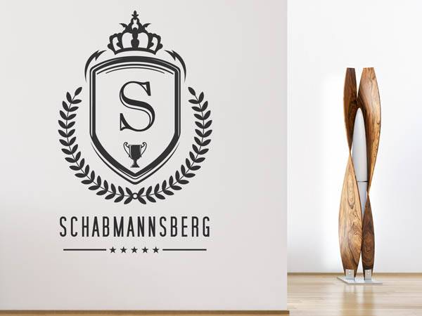 Wandtattoo Schabmannsberg Wappen