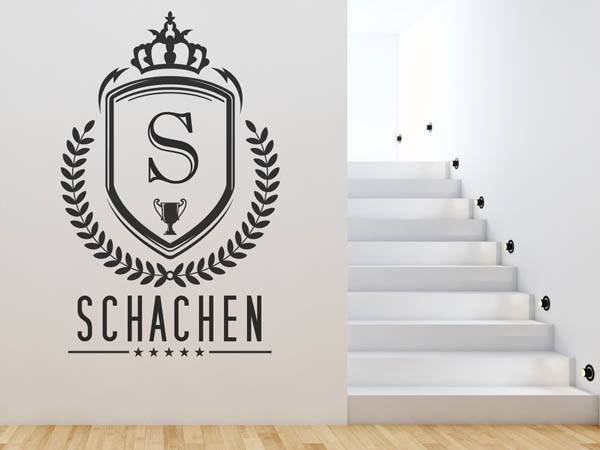 Wandtattoo Schachen Wappen