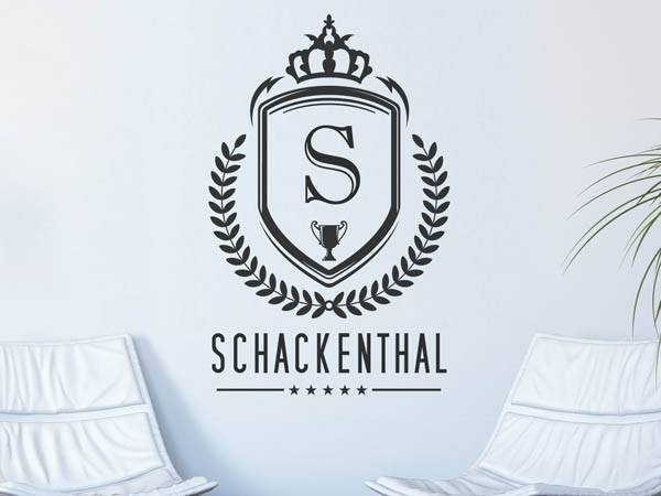 Wandtattoo Schackenthal Wappen