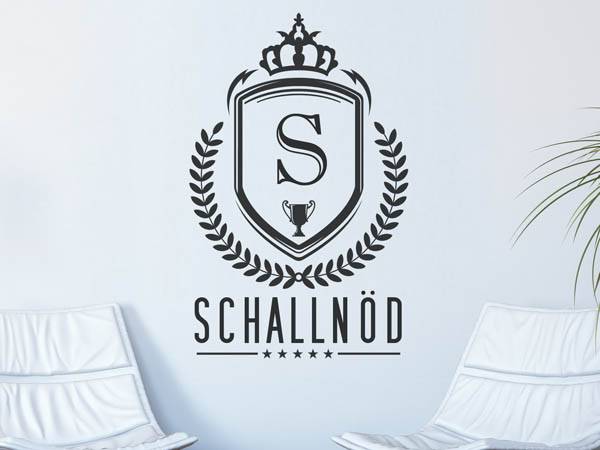 Wandtattoo Schallnöd Wappen