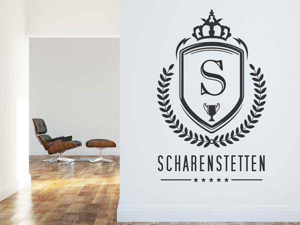 Wandtattoo Scharenstetten Wappen