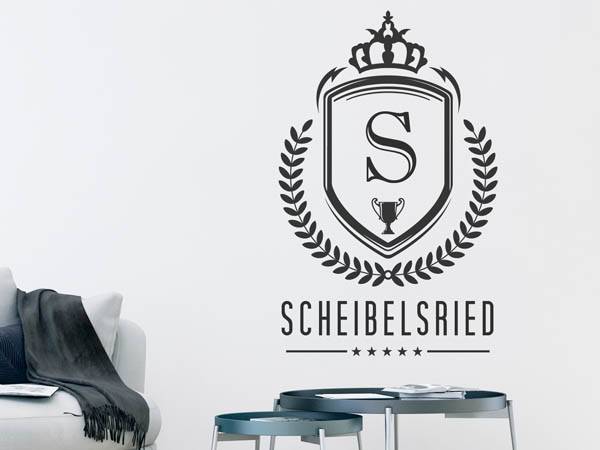 Wandtattoo Scheibelsried Wappen