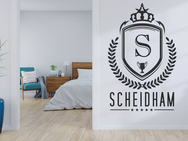 Wandtattoo Scheidham Wappen