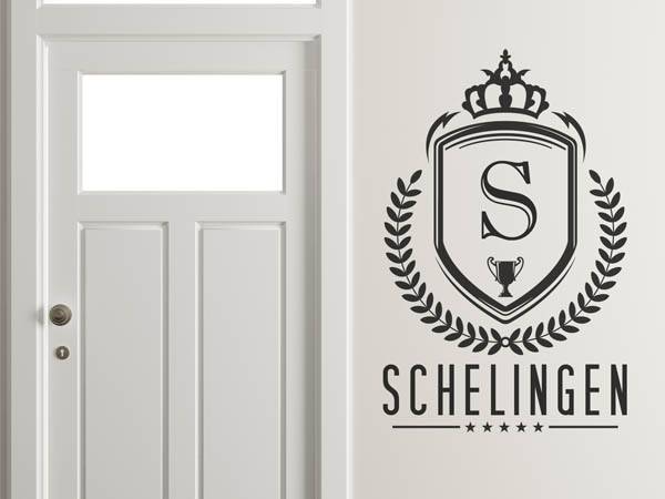 Wandtattoo Schelingen Wappen