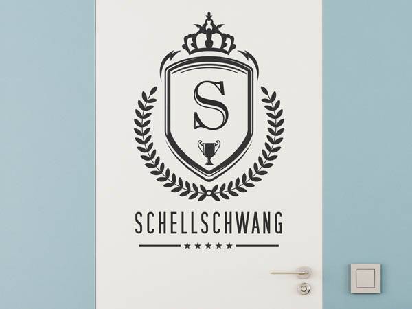 Wandtattoo Schellschwang Wappen