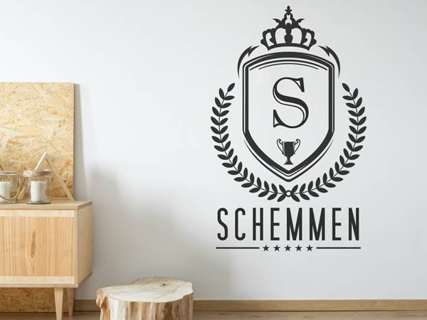Wandtattoo Schemmen Wappen