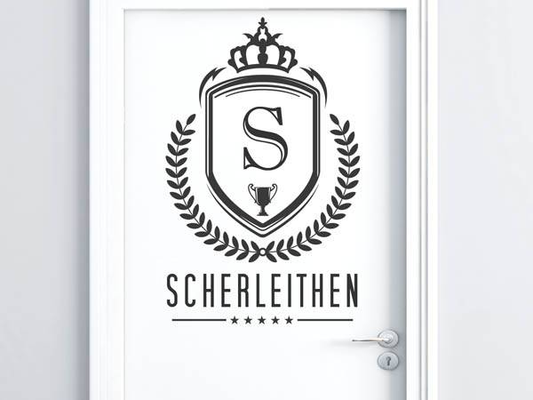 Wandtattoo Scherleithen Wappen