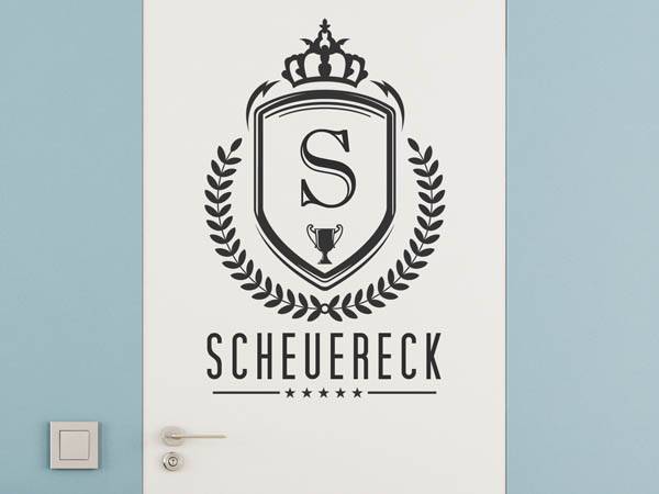 Wandtattoo Scheuereck Wappen