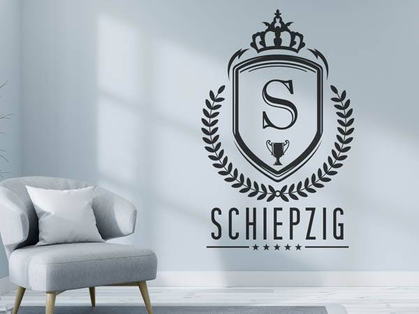 Wandtattoo Schiepzig Wappen