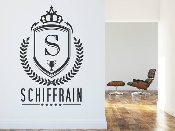 Wandtattoo Schiffrain Wappen