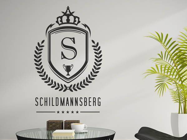 Wandtattoo Schildmannsberg Wappen