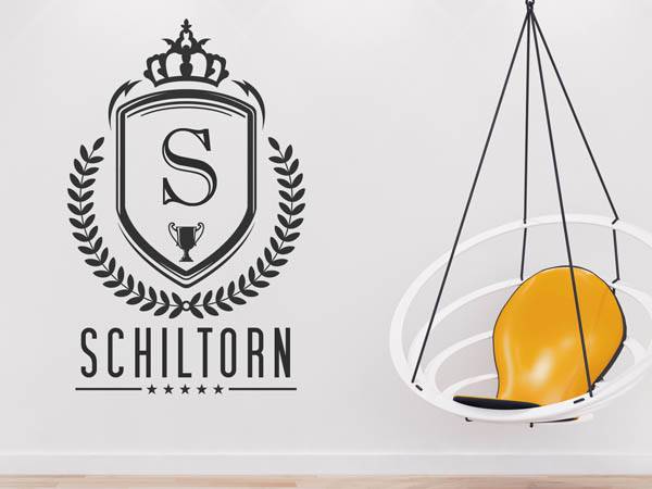 Wandtattoo Schiltorn Wappen