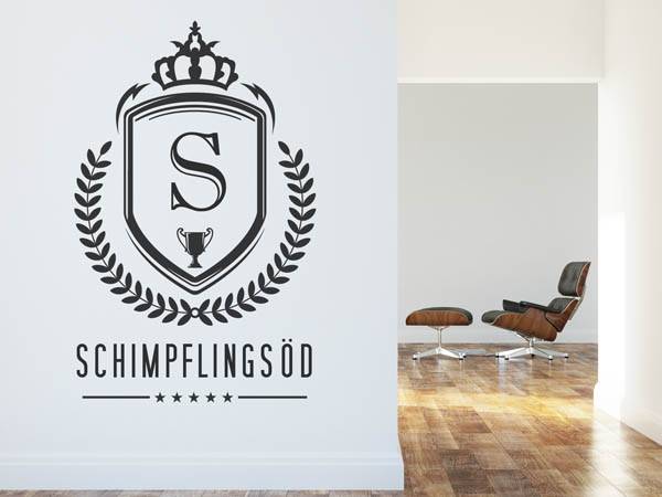 Wandtattoo Schimpflingsöd Wappen