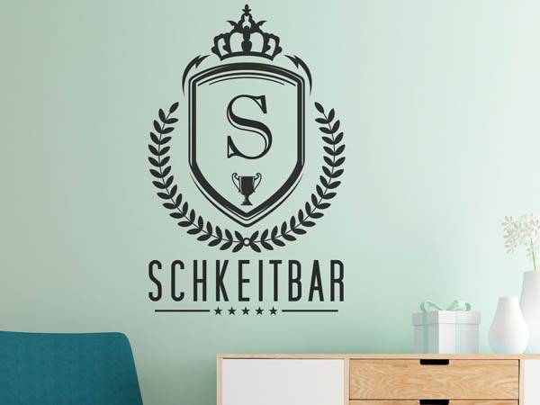 Wandtattoo Schkeitbar Wappen