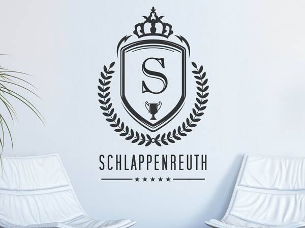 Wandtattoo Schlappenreuth Wappen