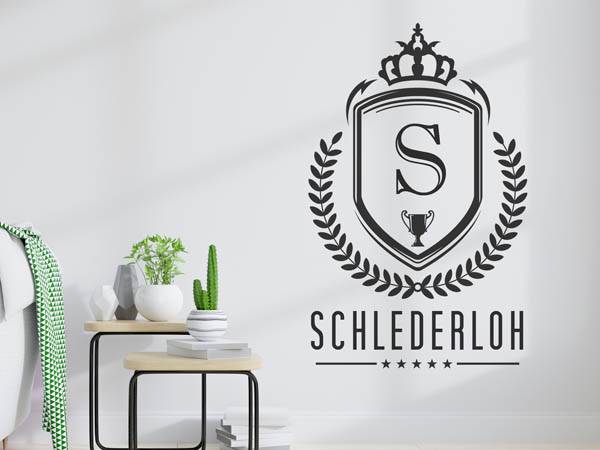 Wandtattoo Schlederloh Wappen