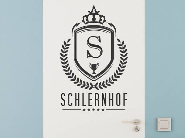 Wandtattoo Schlernhof Wappen
