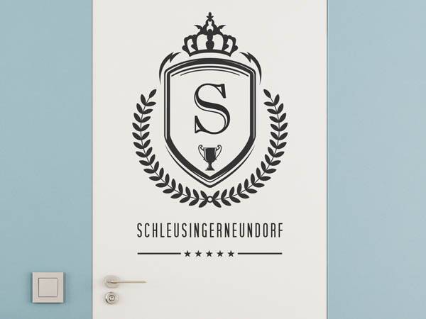 Wandtattoo Schleusingerneundorf Wappen