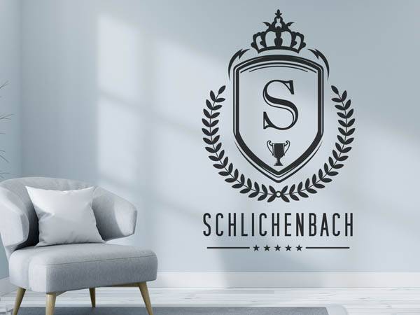 Wandtattoo Schlichenbach Wappen