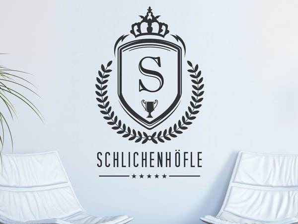 Wandtattoo Schlichenhöfle Wappen