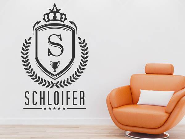 Wandtattoo Schloifer Wappen