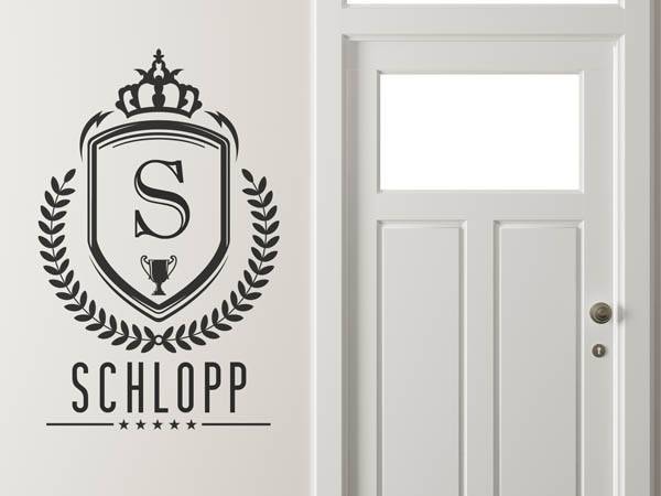 Wandtattoo Schlopp Wappen
