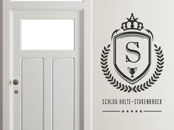 Wandtattoo Schloß Holte-Stukenbrock Wappen