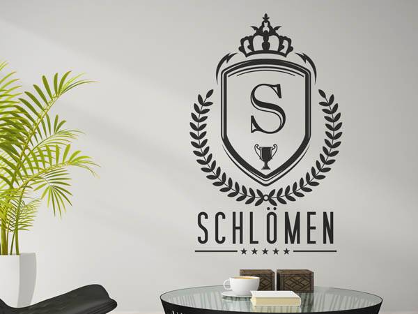 Wandtattoo Schlömen Wappen