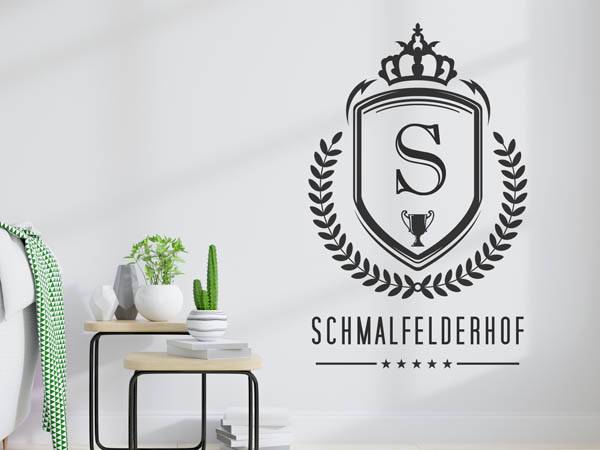 Wandtattoo Schmalfelderhof Wappen