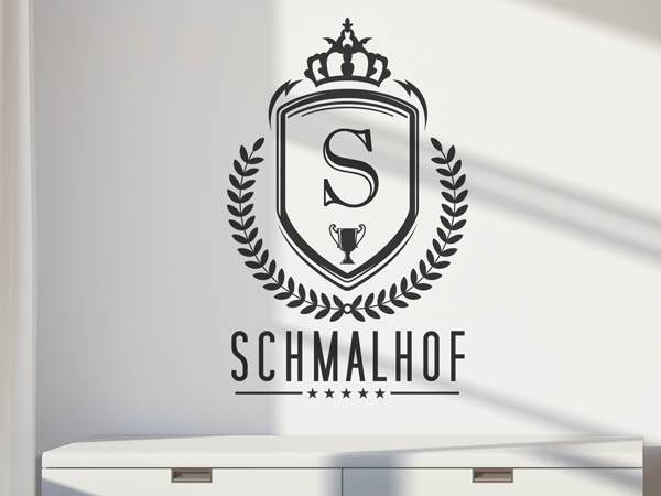 Wandtattoo Schmalhof Wappen