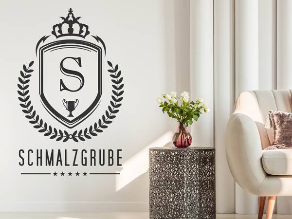 Wandtattoo Schmalzgrube Wappen