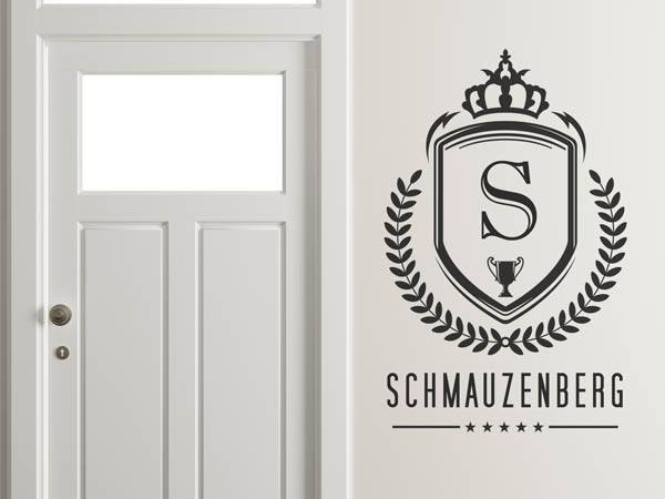 Wandtattoo Schmauzenberg Wappen