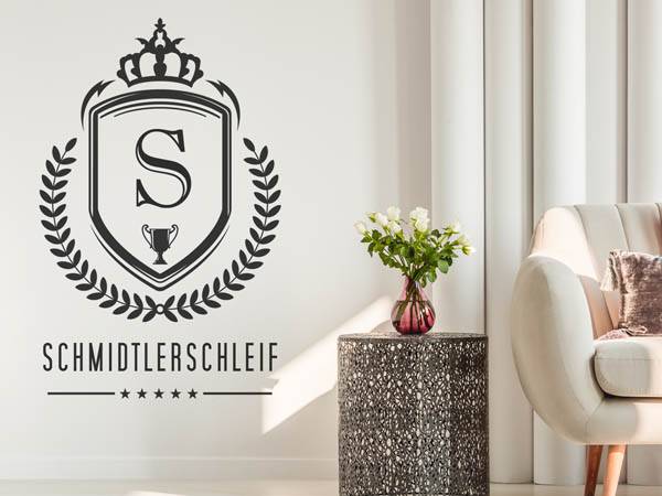 Wandtattoo Schmidtlerschleif Wappen