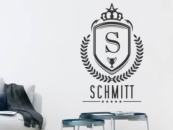 Wandtattoo Schmitt Wappen