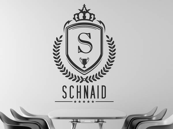 Wandtattoo Schnaid Wappen